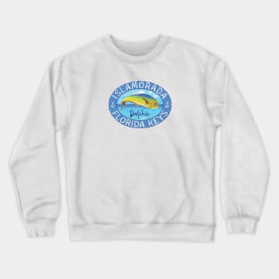 Islamorada, Florida Keys, Leaping Dolphin Crewneck Sweatshirt